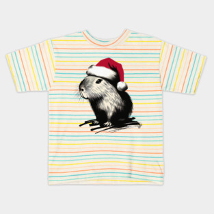 Christmas Capybara Kids T-Shirt