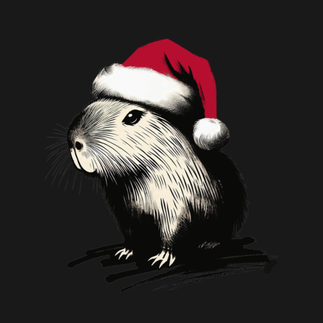 Christmas Capybara by CreativeSage