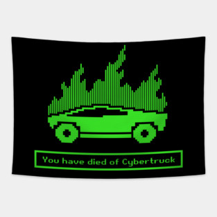 Cybertruck Trail Tapestry