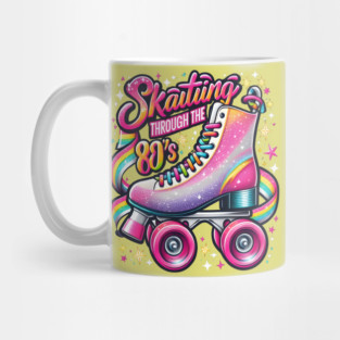 Skatiing through 80's Mug
