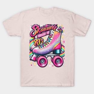Skatiing through 80's T-Shirt
