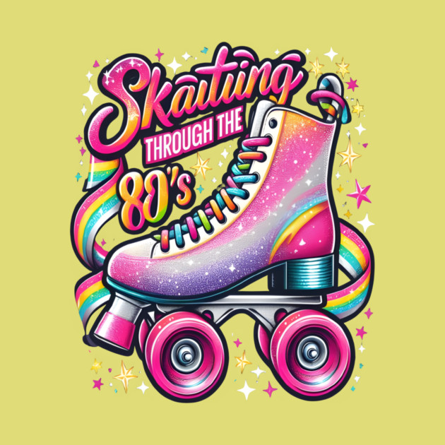 Skatiing through 80's by Nizar clothing store 