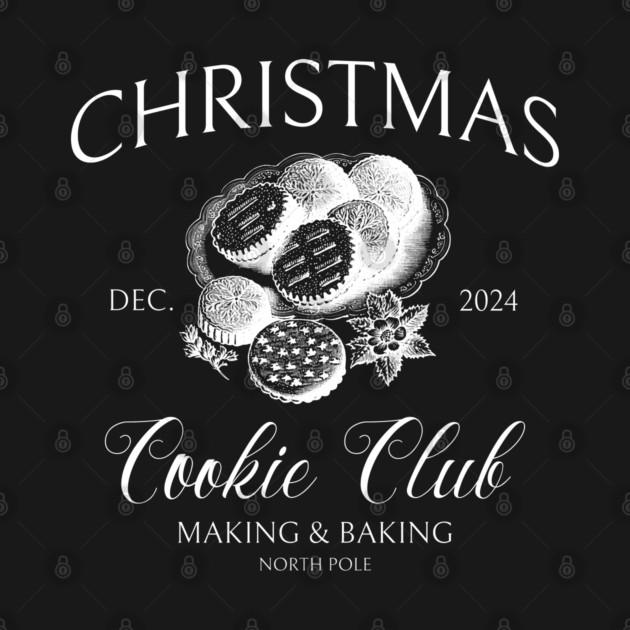 Christmas Cookie Club Family Christmas Baking Xmas Cookies by Yesteeyear
