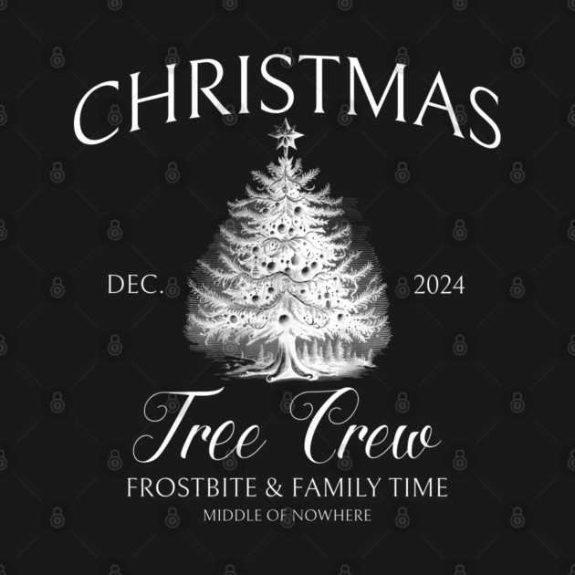 Christmas Tree Crew Family Christmas Tree Cutting Xmas by Yesteeyear