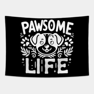 Pawsome Life Tapestry