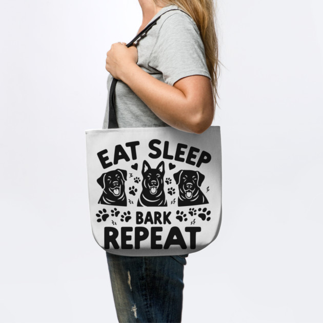 Eat Sleep Bark Repeat by Frank Ring