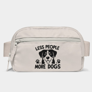 Less People More Dogs Bag