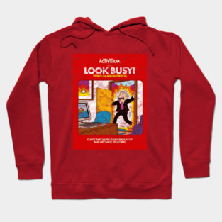 Activision Look Busy vintage box art Hoodie