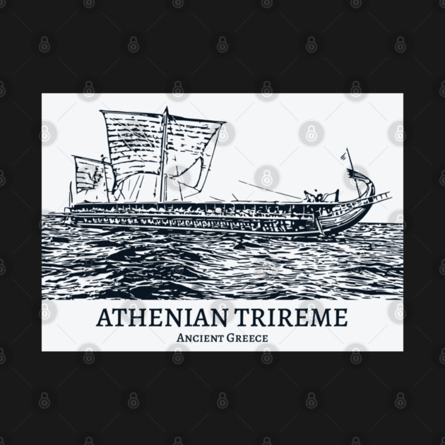 Athenian Trireme Ancient Greece Ship by Lakeric