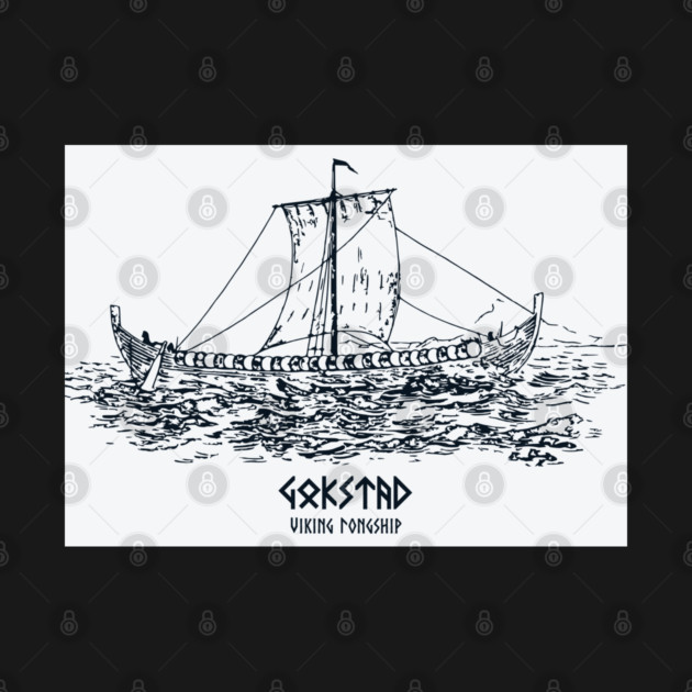 Gokstad Viking Longship by Lakeric