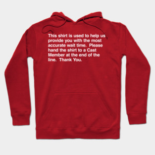 Wait Time Shirt Hoodie