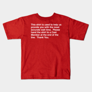 Wait Time Shirt Kids T-Shirt