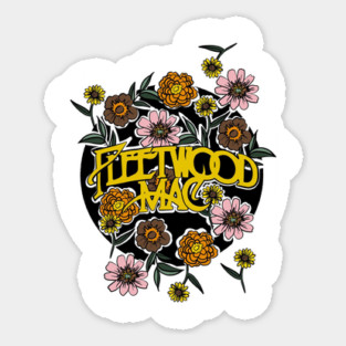 Flowers Fleetwood Mac Garden Sticker