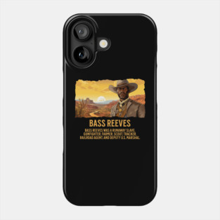 Bass Reeves - The Real Lone Ranger - Comic Style Phone Case