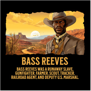 Bass Reeves - The Real Lone Ranger - Comic Style Posters and Art