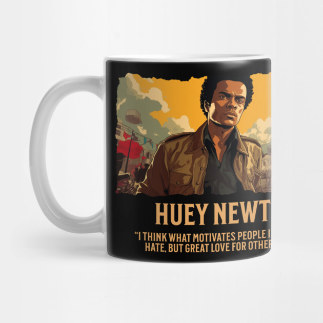 Huey Newton - Comic Style by UrbanLifeApparel