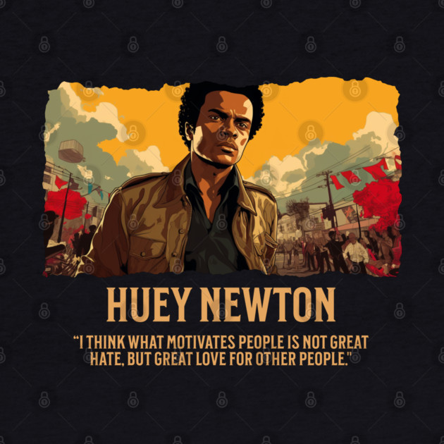 Huey Newton - Comic Style by UrbanLifeApparel
