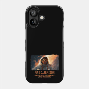 Mae C. Jemison Astronaut - Comic Style Phone Case