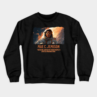 Mae C. Jemison Astronaut - Comic Style Crewneck Sweatshirt