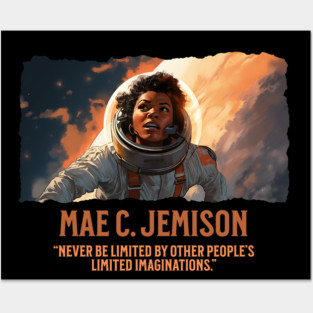 Mae C. Jemison Astronaut - Comic Style Posters and Art