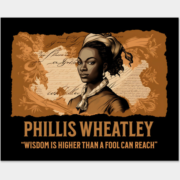 Phillis Wheatley - Comic Style Wall Art by UrbanLifeApparel