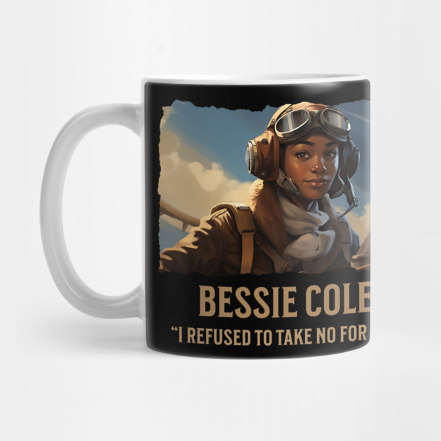 Bessie Coleman - Comic Style - Black History by UrbanLifeApparel