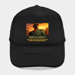 Marcus Garvey - Comic Style - Black History Hat