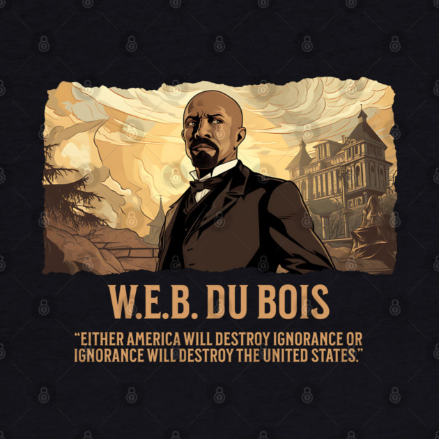 W.E.B. DuBois, Comic Style, Black History by UrbanLifeApparel