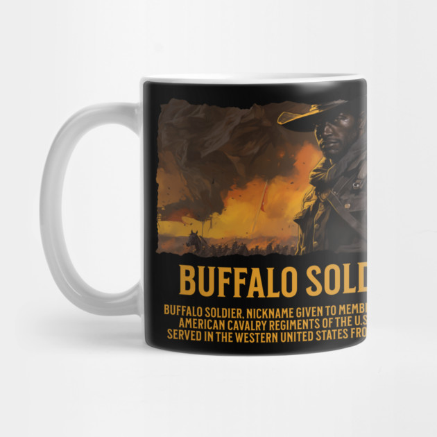 BUFFALO SOLDIER, Comic Style, Black History by UrbanLifeApparel