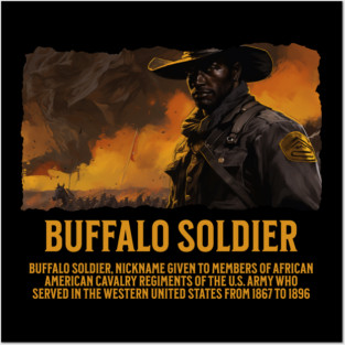 BUFFALO SOLDIER, Comic Style, Black History Posters and Art