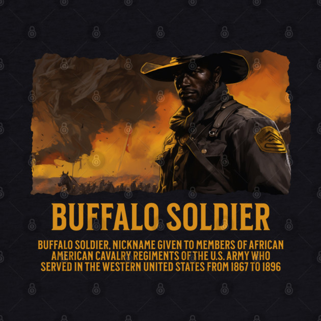 BUFFALO SOLDIER, Comic Style, Black History by UrbanLifeApparel