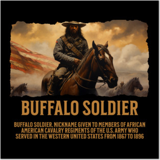 BUFFALO SOLDIERs, Comic Style, Black History Posters and Art