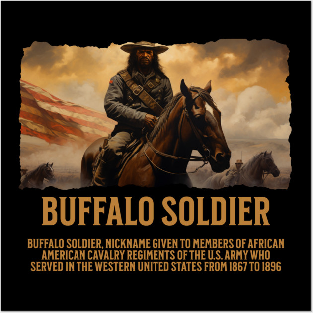 BUFFALO SOLDIERs, Comic Style, Black History Wall Art by UrbanLifeApparel