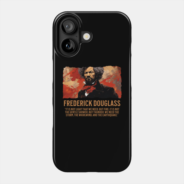 Frederick Douglass, Black history, Comic Style Phone Case by UrbanLifeApparel