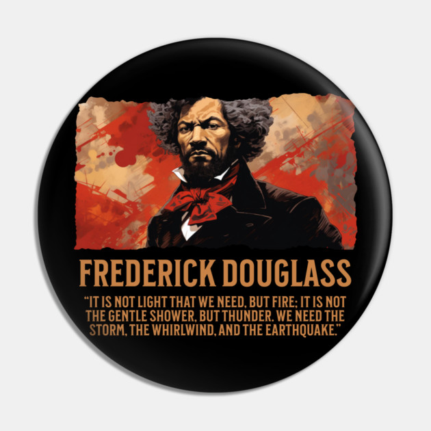 Frederick Douglass, Black history, Comic Style Pin by UrbanLifeApparel