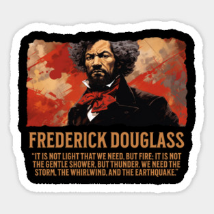 Frederick Douglass, Black history, Comic Style Magnet