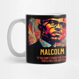 Malcolm X, Black History, Comic Style Mug