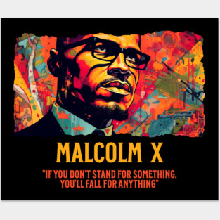 Malcolm X, Black History, Comic Style Posters and Art