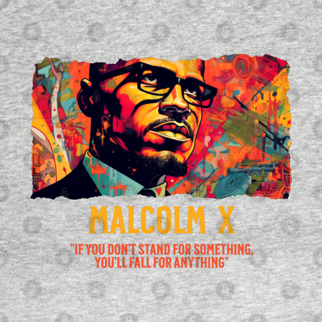 Malcolm X, Black History, Comic Style by UrbanLifeApparel