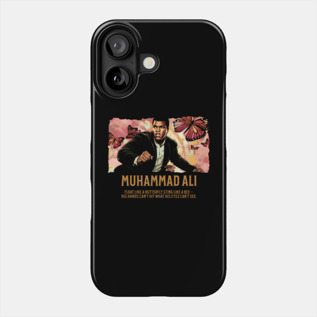 Muhammad Ali, black History, comic Style Phone Case by UrbanLifeApparel