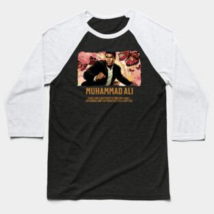 Muhammad Ali, black History, comic Style Baseball T-Shirt