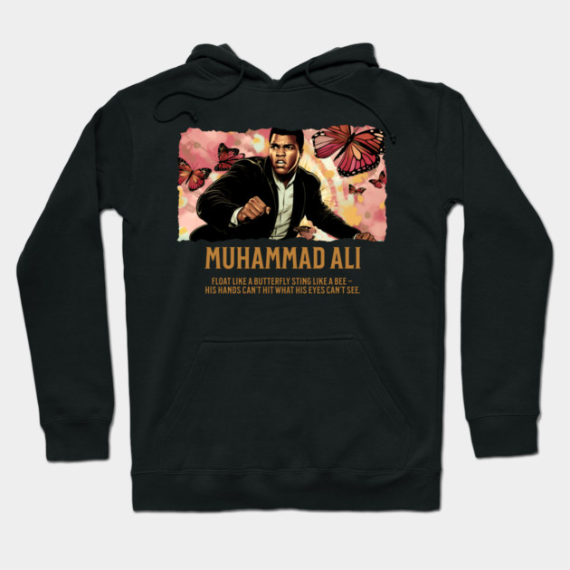 Muhammad Ali, black History, comic Style Hoodie by UrbanLifeApparel
