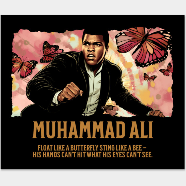 Muhammad Ali, black History, comic Style Wall Art by UrbanLifeApparel
