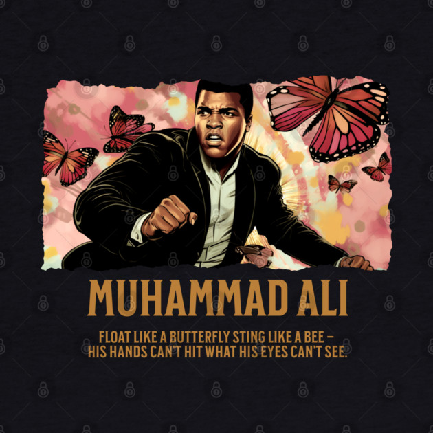 Muhammad Ali, black History, comic Style by UrbanLifeApparel