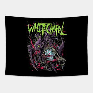 Beautiful Model Deathcore Whitechapel Band Tapestry