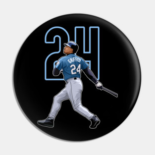 Ken Griffey Jr. Seattle #24 Number Pin