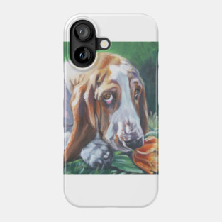 Basset Hound Fine Art Painting Phone Case