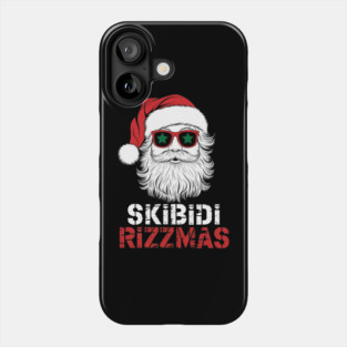 Skibidi Rizzmas Christmas Rizz Santa Claus Charisma Kid Cool Phone Case