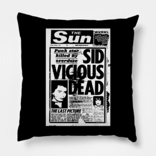 Daily news of sid vicious death Pillow