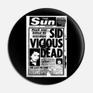 Daily news of sid vicious death Pin